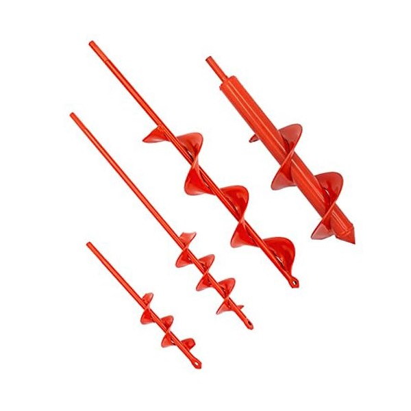 MAXCCINO Auger Drill Bit for Planting Set of 4, Garden