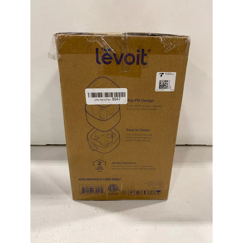 Levoit Luh-a251-wus Classic 160 Ultrasonic Cool Mist Humidifier