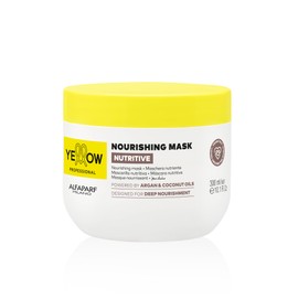 "Yellow Professional Nutritive Nourishing Mask 300 Ml - Mascarilla Nutritiva Para Cabellos Secos Potenciado Con Argan & Coconut Oils Concebido Para Nu