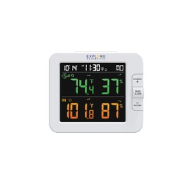 Explore Scientific WSH4102 Smart Weather Station Multi-Channel with Wireless Sensor, White