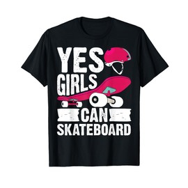 Skateboarding Design for Girls Women Skateboard Skateboarder T-Shirt