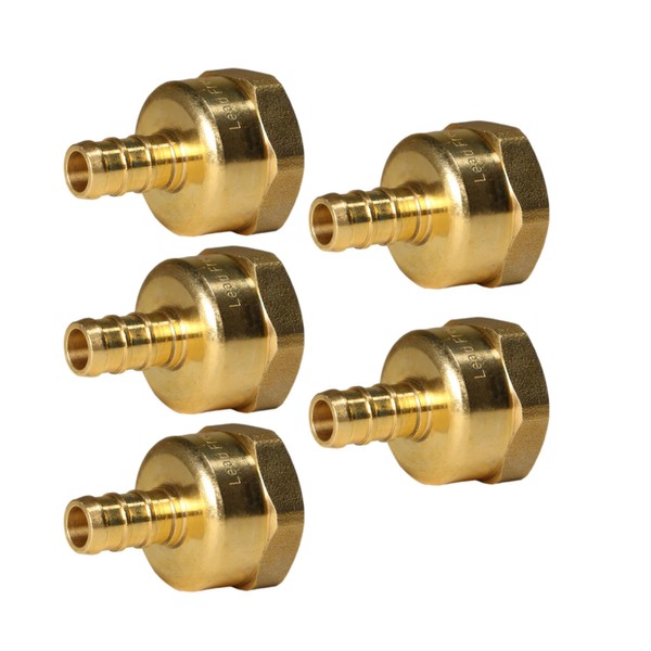 2 Pieces XFITTING 3/8" Pex x 1/2" Female Adapter, Female