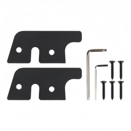 Yhikguszi Sun Visor Repair Kit,Visor Repair Kit Aluminum Alloy Sun Visor Clips, Compatible with Jeep Wrangler JL JLU 2018-2013,Wrangler JK 2018,Gladiator JT 2020-2023.