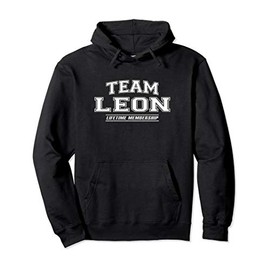 Team Leon | Proud Family Surname, Last Name Gift Pullover Hoodie