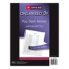 Smead Organized Up Poly Translucent Slash File Jacket, Three-Hole Punched,