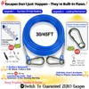Dog tie Out Cable and Stake with 45ft Cable,360°Swivel Dog