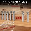 Ultra-Shear Metric Half Round Router Bits, 8MM, 1/2" Shank, 2
