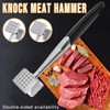 AIMALL Double-Sided Meat Tenderizer Mallet with 16 Large and 36