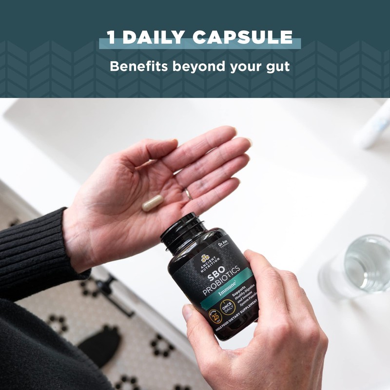 Ancient Nutrition Probiotics for Immune Support, SBO Once Daily Probiotics