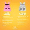 Cuitáxi Traditional Mexican apron for women with pockets beautiful flower