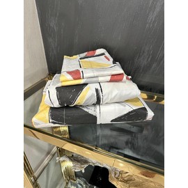 Bella Home Bamboo 1800 BH Decor 6 PC Queen Luxurious Bed Sheet Set, Deep Pockets 16"" Wrinkle Free Cooling Sheets Machine Washable Hotel Bedding Ultra Soft (Taxi), 6pcQ242