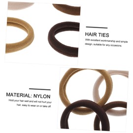 Mikinona 20 Pcs Ponytail Hair Band Elastic Hair Ties for Women Nylon Stretchy Ponytail Holders