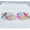 GBSTORE 2 Pcs Glass Crystal Dappen Dish Cup with Lid,