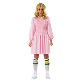 Rubies 700031 Adult Stranger Things Eleven Long Sleeve Ladies Costume: Standard, Woman Size 12, Pink