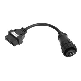 OBDII 16Pin Cable OBD2 Connector 240mm/9.45in Portable Car Diagnostic Tool for Truck