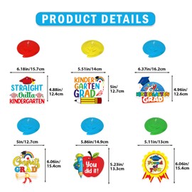 Kindergarten Graduation Decorations 2026 Peace Out Kindergarten Banner Kindergarten Graduation Banner 2026 for Graduations Party Decorations Class of 2026