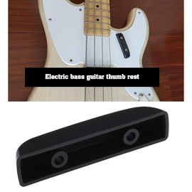 Be In Your Mind 3 Pcs Black Plastic Footrests with Mounting Screws for Bass Bass Guitar Bass Instrument Accessories