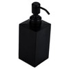 ULTECHNOVO Stainless Steel Soap Dispenser Black Square Liquid Lotion Pump