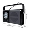 ottosing AM/FM Portable Radio & Bluetooth Speaker- Battery Operated &
