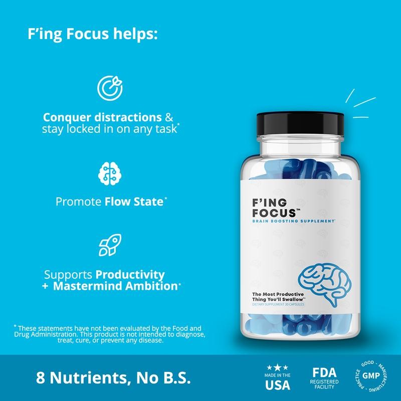 F'ing Focus - Best Nootropics for Mental Clarity, Focus &