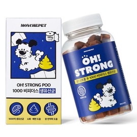 [180g Animal Hospital Store] Mongche Pet Dog Live Lactobacillus Nutrient, 1 Piece, Intestinal Health Lactobacillus, 120 Tablets / [180g동물병원 입점] 몽셰펫 강아지 생유산균 영양제, 1개, 장건강유산균, 120정