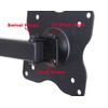 VideoSecu ML12B TV LCD Monitor Wall Mount Full Motion 15