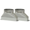 Deflect-o DGT36 Galvanized Transition 3-1/4" X 10 ", 6 ",
