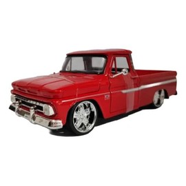 1966 C 10 Fleetside Pickup Truck Red Maxx Design American Classics Series 1/24 Diecast Model Car by Motormax 73355MX-R