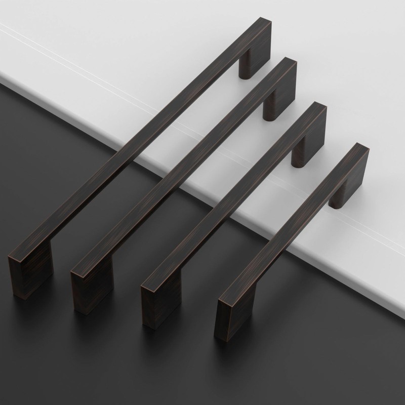 Asidrama 10 Pack 5 Inch(128mm) Oil Rubbed Bronze Kitchen Cabinet