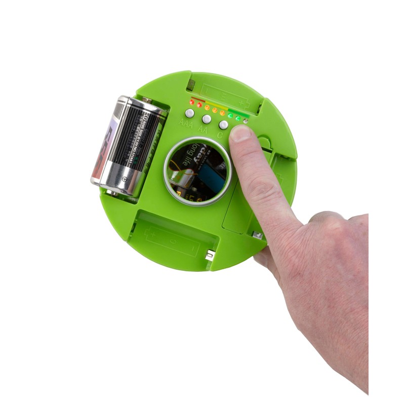 ECO Battery Bin - Test, Store & Recycle AA, AAA,