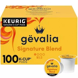 Gevalia Mild Roast K-Cup Coffee Pods, Signature Blend 100 ct