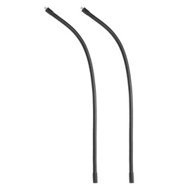 PATIKIL 20" Gooseneck, 2 Pcs 1/4"-20 Female to Male Thread Metal Universal Hose Flexible Arm Gooseneck Tube Extension Holder for Action Camera, Phone, Microphone, Black