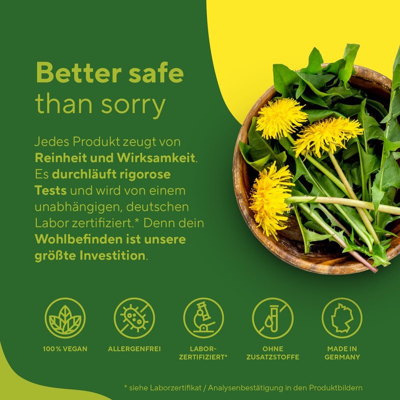 TRUE NATURE Organic Dandelion Root Extract (10:1) - 1500 mg/day