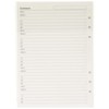 Filofax A5 Notepad for Name/ Address/ Email/ Telephone/ Fax/ Mobile,WHITE