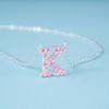 Dixbix Women Initial Letter K Necklaces,Initial K Birthstone Necklace Jewelry