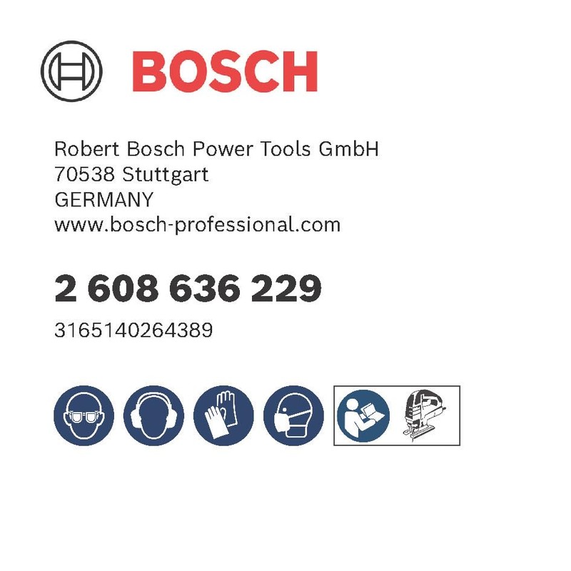BOSCH T-301CDF 5 Piece Jigsaw Blade for Carpentry