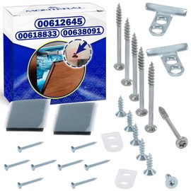 Set for attaching the furniture front for the door of the dishwasher with the original code 00612645 00618833 00638091 for Bosch for Balay for Siemens for Neff dishwasher - MONTERAL