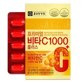 Jongkundang Health 종근당건강 프리미엄 비타C1000 플러스 1100mg x 100정 100일분 Jongkundang Health Premium Vita C1000 Plus 1100mg x 100 Tablets for 100 Days
