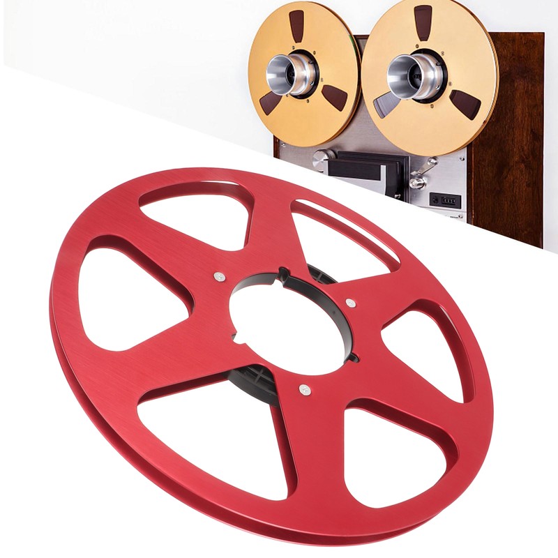 1/4 10.5 Inch Empty Tape Reel Aluminum Alloy 6 Hole