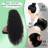 Youthfee 27” Drawstring Ponytail Deep Curly Heat Resistant Synthetic Instant