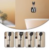 ORARTMM Shower Head Holder with Suction Cup, 360° Rotatable, Double