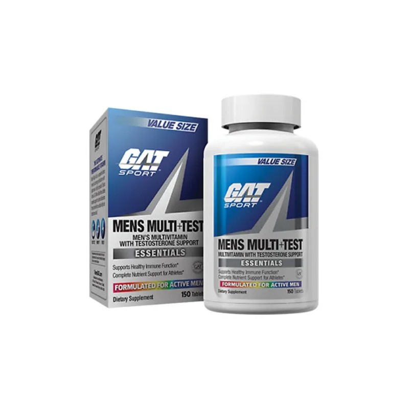 Gat Mens Multi Test Multivitaminico Testoterone Tabletas Sabor
