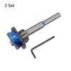 QUARKZMAN 2pcs Forstner Bohrer 25mm (1") Hartmetall Einstellbare Tiefe Holz