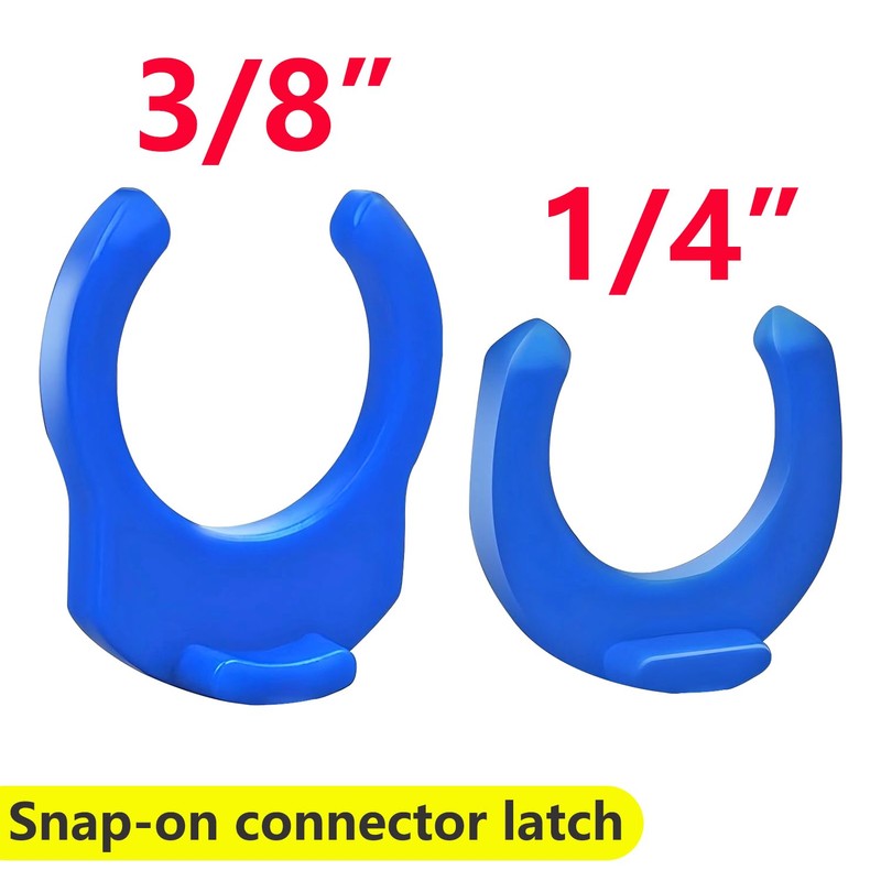 Qrity Pack of 20 Small Clip 3/8 Inch Locking Clips