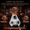 TISFA Cigar Punch with Cigar Holder Combo, Triple Cigar Punch