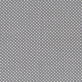 SheetWorld Fitted 100% Cotton Percale Square Play Yard Sheet Fits Joovy 38 x 38, Pindots Gray, Made in USA