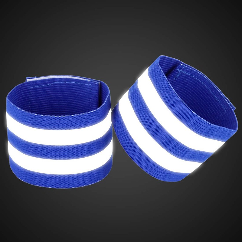 X AUTOHAUX 4 Pcs Reflective Bands for Wrist Reflective Wristbands