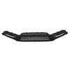 TJHSM Mesh Front Bumper Grille Black Assembly Kit without Trailer