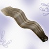 LaaVoo Hand Tied Weft Hair Extensions Human Hair Ombre Hair
