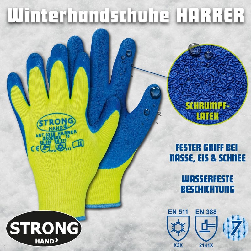 Strong Hand *Harrer* Stronghand® Winter Gloves 1 Pair Size 9